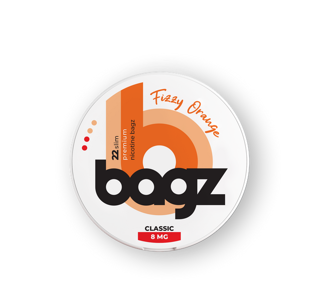 Bagz Bagz Fizzy Orange 8mg nikotino maišeliai