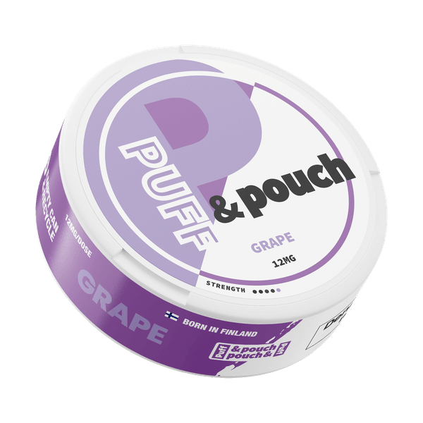 Puff and Pouch Grape Strong 12mg nicotine pouches