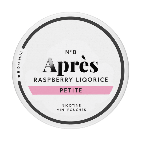 Après Raspberry Liqorice Mini nicotine pouches