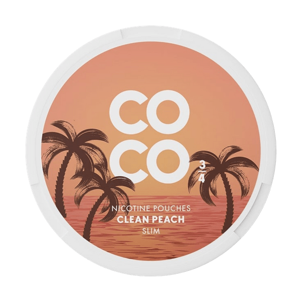 COCO COCO Clean Peach Slim nicotine pouches
