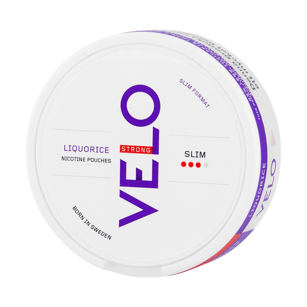 VELO Liquorice Strong Slim nicotine pouches