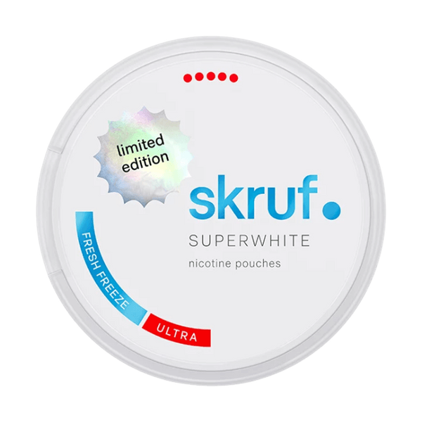 SKRUF SKRUF Superwhite Fresh Freeze nicotine pouches