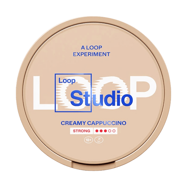 LOOP LOOP Creamy Cappuccino Strong nicotine pouches