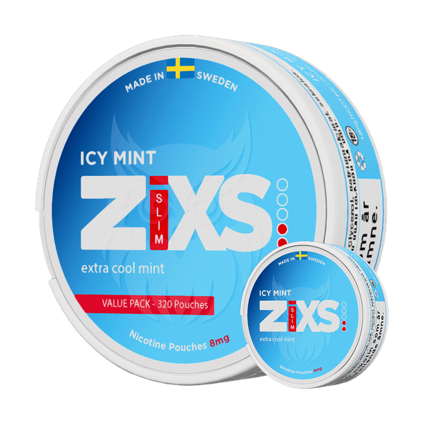 ZIXS ZIXS Icy Mint Jumbo Can nicotine pouches