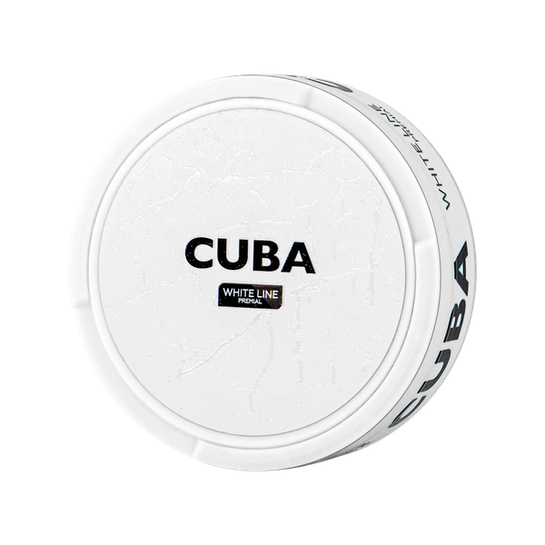 CUBA White Slim Strong nikotinové sáčky