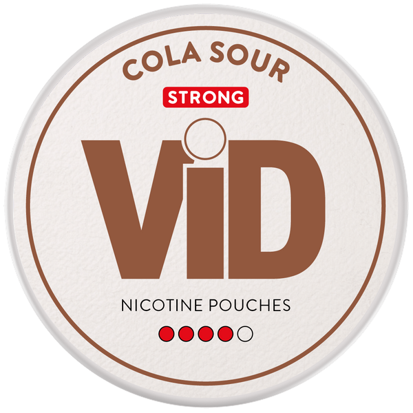 ViD Vid Sour Cola Strong nikotinpåsar