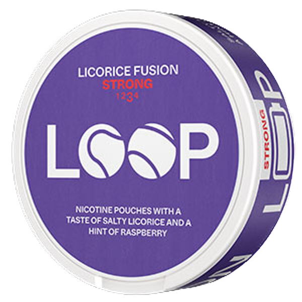 LOOP Licorice Fusion Strong nicotine pouches