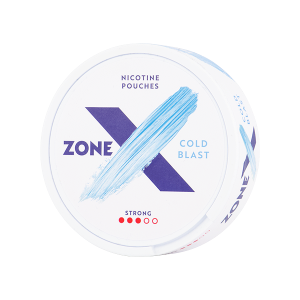 ZoneX Cold Blast Strong nikotinpåsar