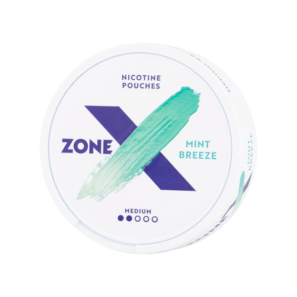 ZoneX Mint Breeze nicotine pouches