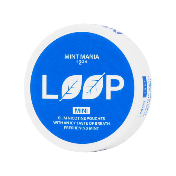LOOP Mint Mania Mini nikotínové vrecká