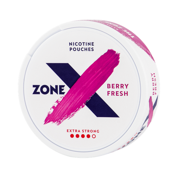 ZoneX Berry Fresh Extra Strong nicotine pouches