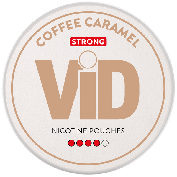 ViD Coffee Caramel Strong nikotinové sáčky