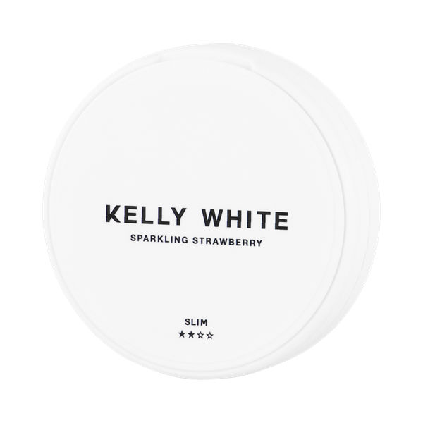 Kelly White Sparkling Strawberry nicotine pouches