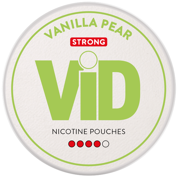 ViD Vanilla Pear Strong nikotino maišeliai