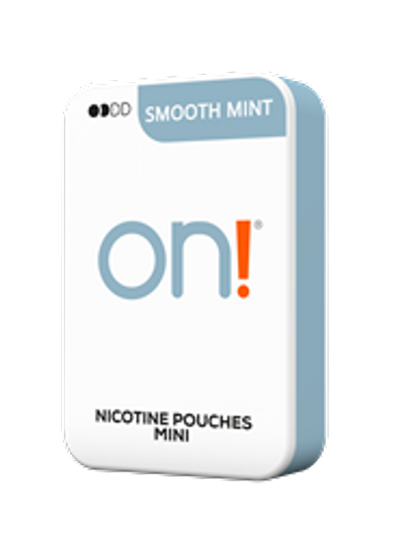 on! Smooth Mint 3mg nicotine pouches