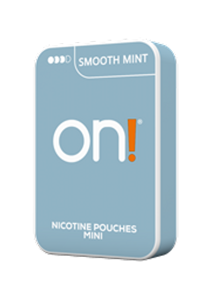 on! Smooth Mint 6mg nicotine pouches