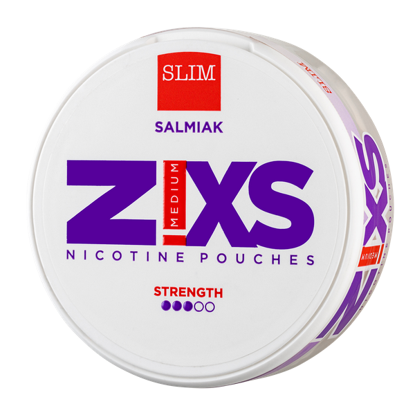 ZIXS Bolsas de nicotina Salmiak Slim
