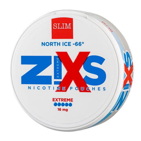 ZIXS North Ice 66 nikotínové vrecká