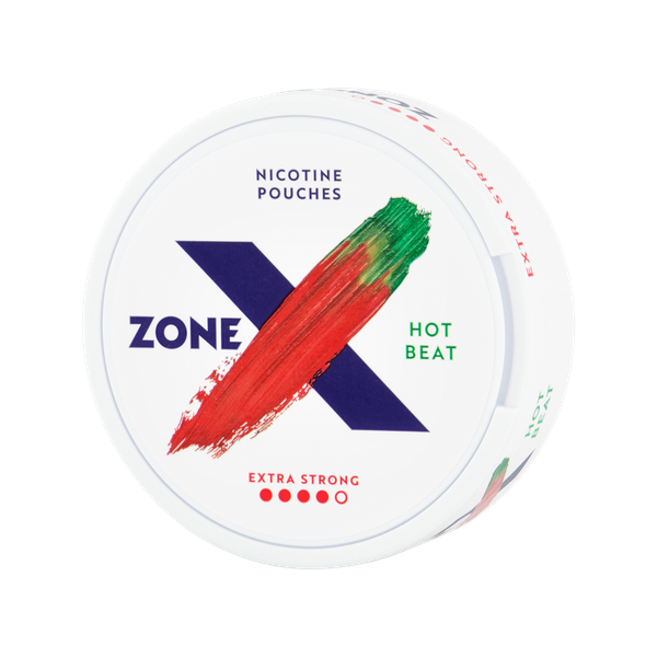 ZoneX Hot Beat Extra Strong nikotinpåsar