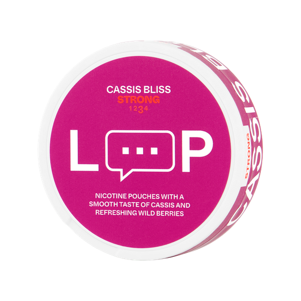 LOOP Cassis Bliss Strong nikotínové vrecká