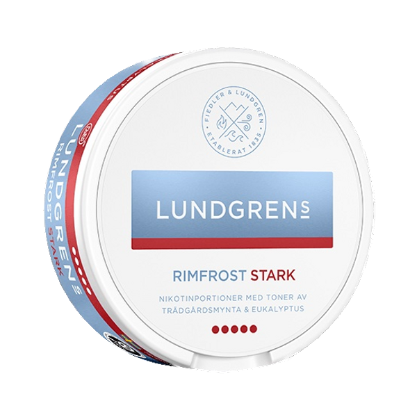 Lundgrens Rimfrost Strong nikotínové vrecká