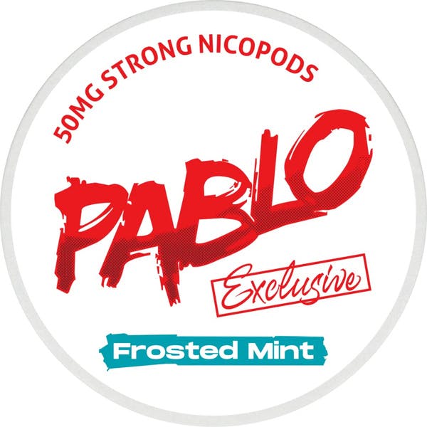 PABLO Frosted Mint nikotino maišeliai