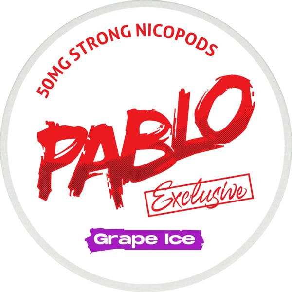 PABLO Grape Ice nikotino maišeliai
