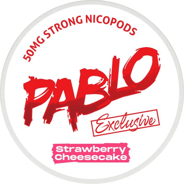 PABLO Strawberry Cheesecake nikotinové sáčky