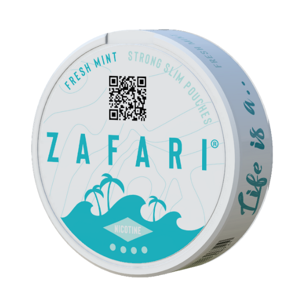 ZAFARI Fresh Mint Strong nicotine pouches