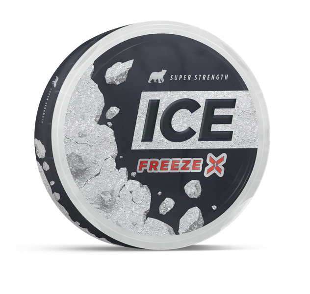 ICE Freeze X Super Strong nikotino maišeliai