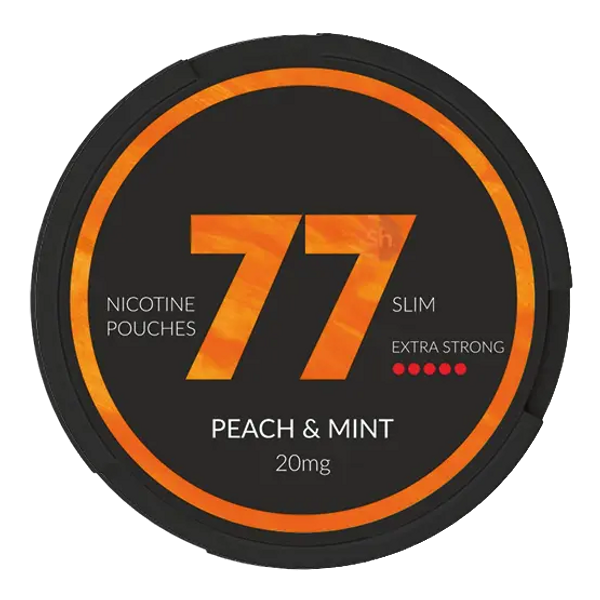 77 Bustine di nicotina Peach Mint 20 mg