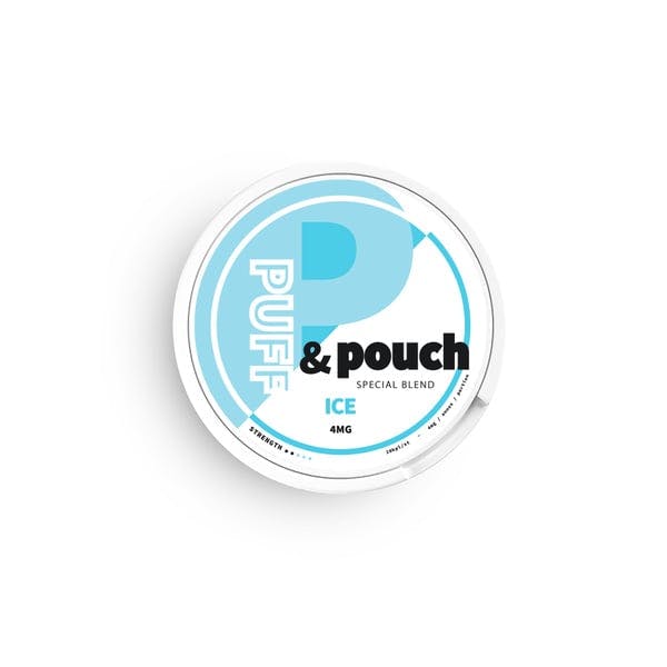 Puff and Pouch Ice 4mg nikotino maišeliai