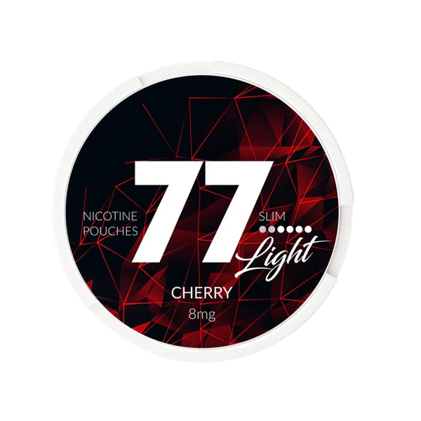 77 Cherry Light 8mg sachets de nicotine