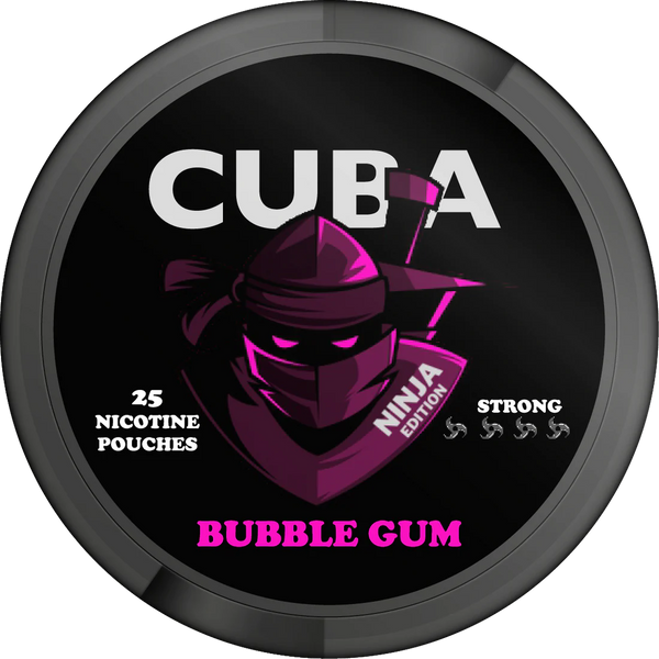 CUBA Bubblegum w woreczkach nikotynowych
