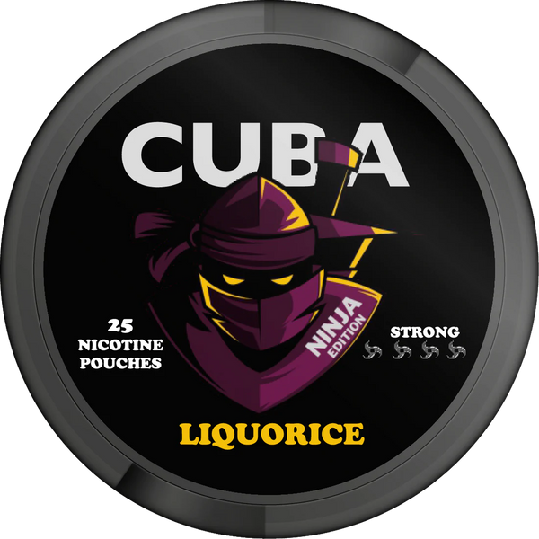 CUBA Ninja Liquorice nikotinpåsar