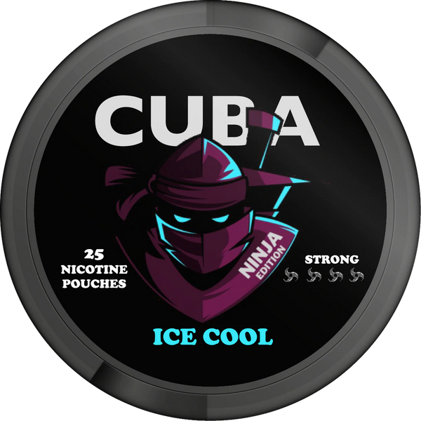CUBA Ninja Ice Cool nicotine pouches
