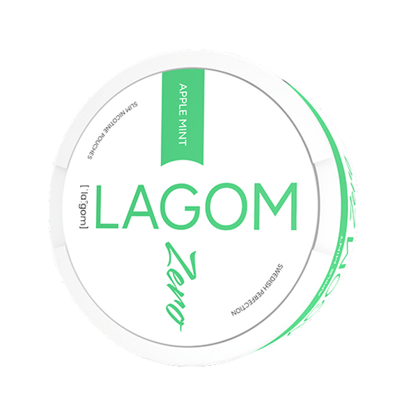 LAGOM Lagom Apple Mint Zero Nicotine Free nikotínové vrecká