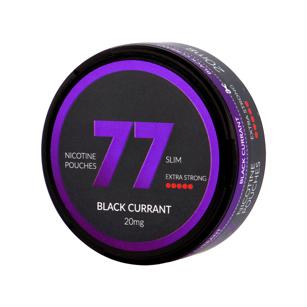77 Black Currant 20mg nikotinpåsar