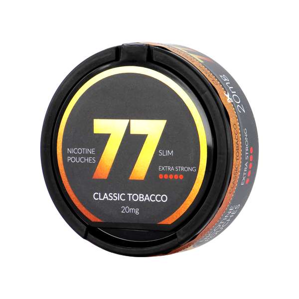 77 Classic Traditional Taste 20mg nicotine pouches