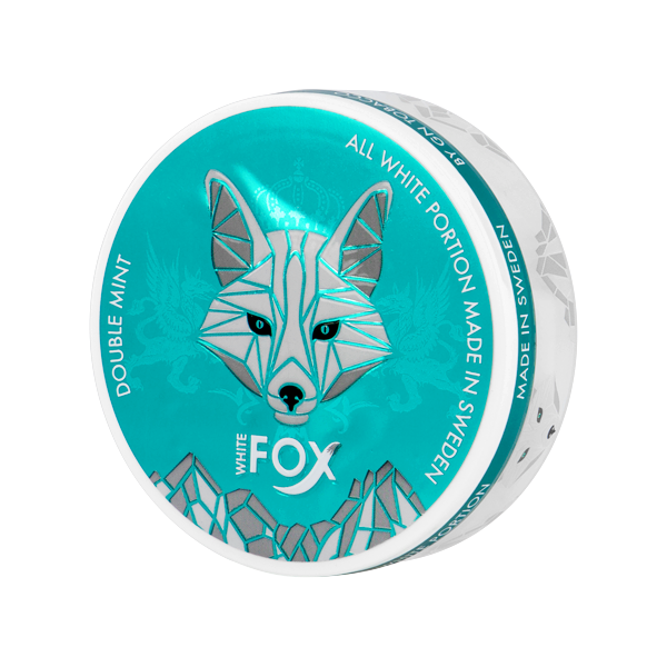 WHITE FOX Double Mint nicotine pouches