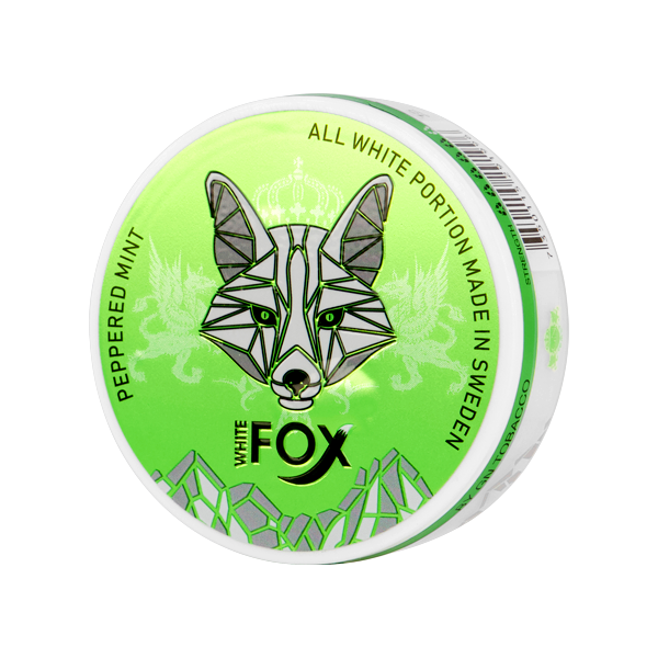 WHITE FOX Peppermint nicotine pouches